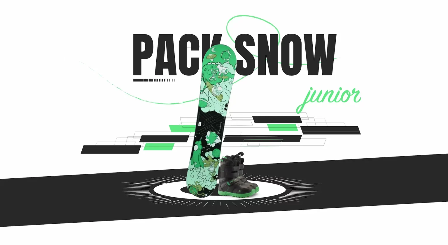 Location Pack Snowboard Junior - Alley-Oop Les Contamines Montjoie image 2
